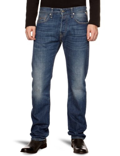Best Reviews of Replay Jennon Straight Men's Jeans Night Blue 30W x 34L
