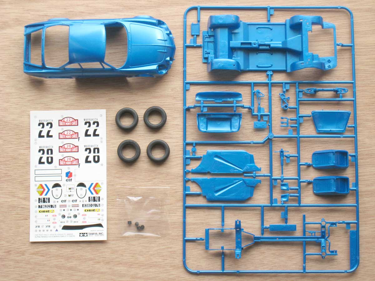 タミヤ1 24 アルピーヌ ルノーa110 モンテカルロ 71 プラモデル制作記 完成写真