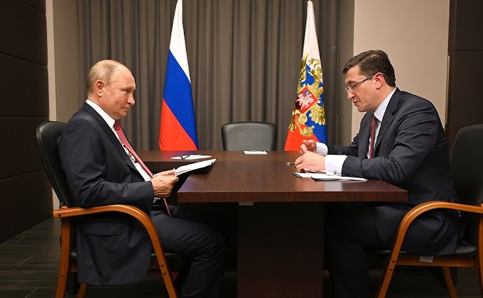 Глеб Никитин доложил Владимиру Путину о социально-экономическом развитии Нижегородской области
