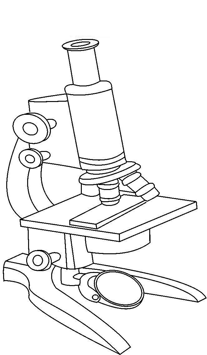 Desenho de Microscópio moderno para colorir - Tudodesenhos