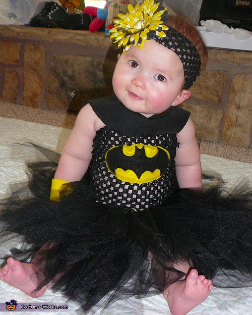 Homemade Bat Girl Baby Costume Homemade Bat Girl Baby Costume