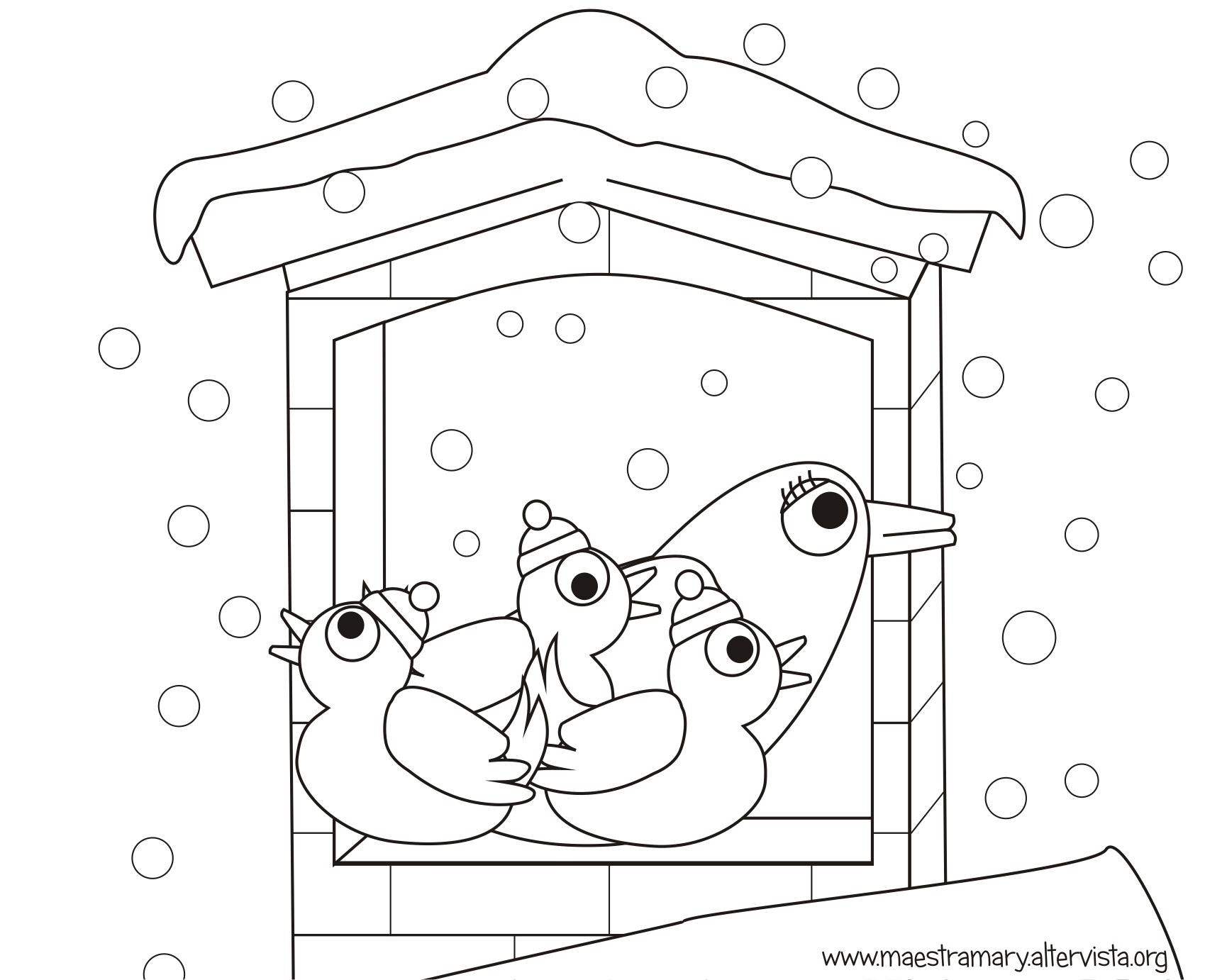 disegni i tre giorni della merla