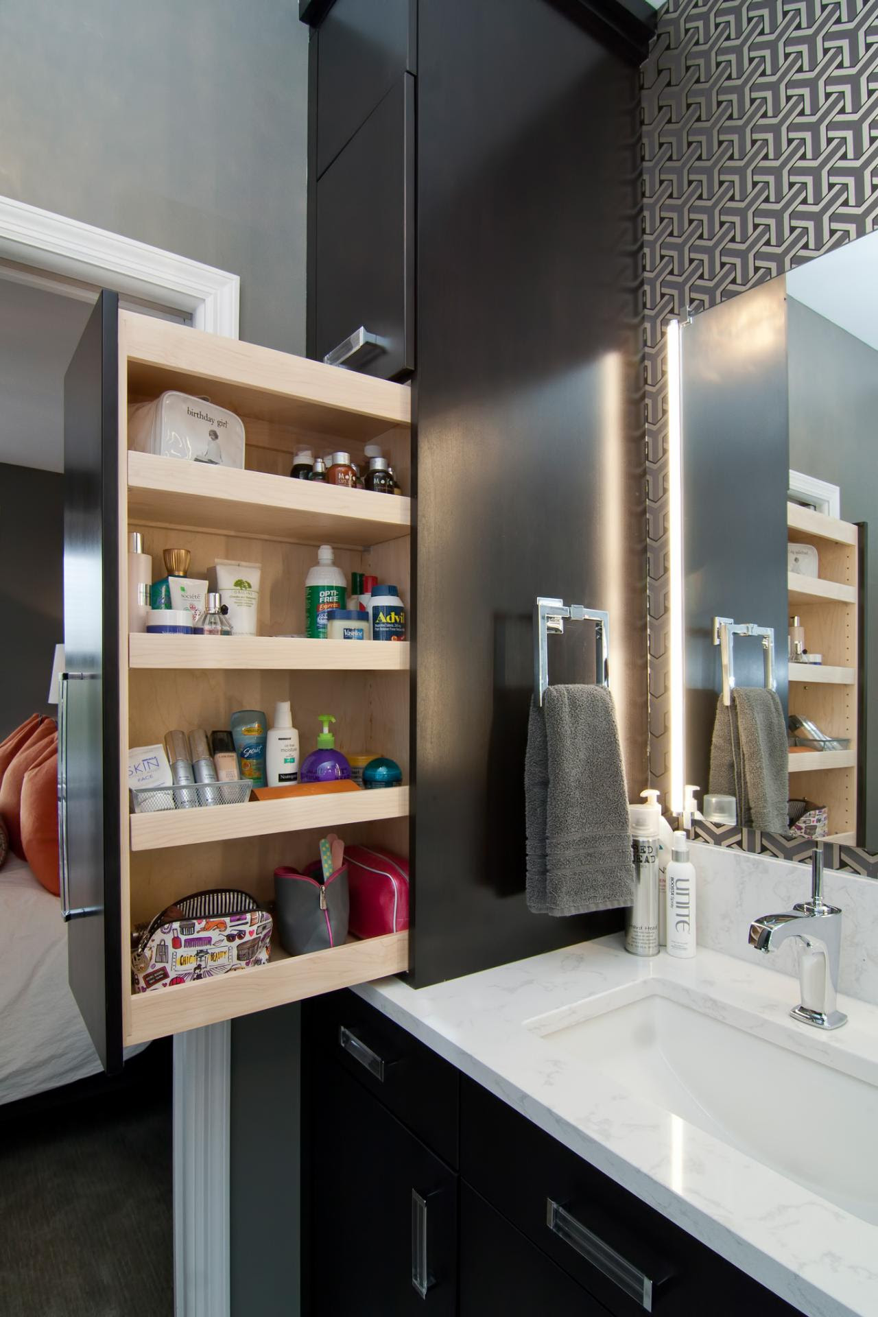 Small Space Bathroom Storage Ideas  DIY Network Blog 