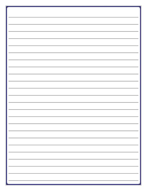  7 free blank handwriting worksheets for kindergarten