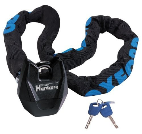 Oxford Hardcore XL Motorbike Chain Lock - 12mm Links - 1.5 Metre