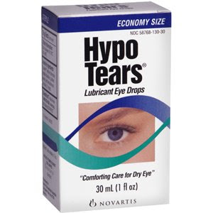 HYPO TEARS LUB EYE DROPS 30ML NOVARTIS PHARMACEUTICALS
