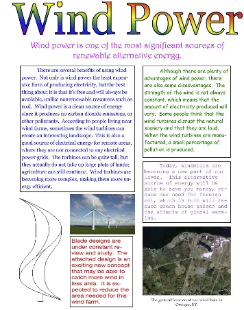 Wind Energy Poster Project