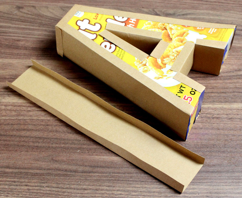 DIY alphabet art with cereal boxes — Jewish Journal