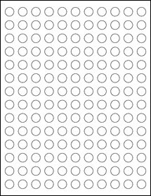 Half Inch Round Labels - 1/2 inch Circle Labels - OL32 - 0.5
