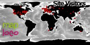 Locations of Site Visitors