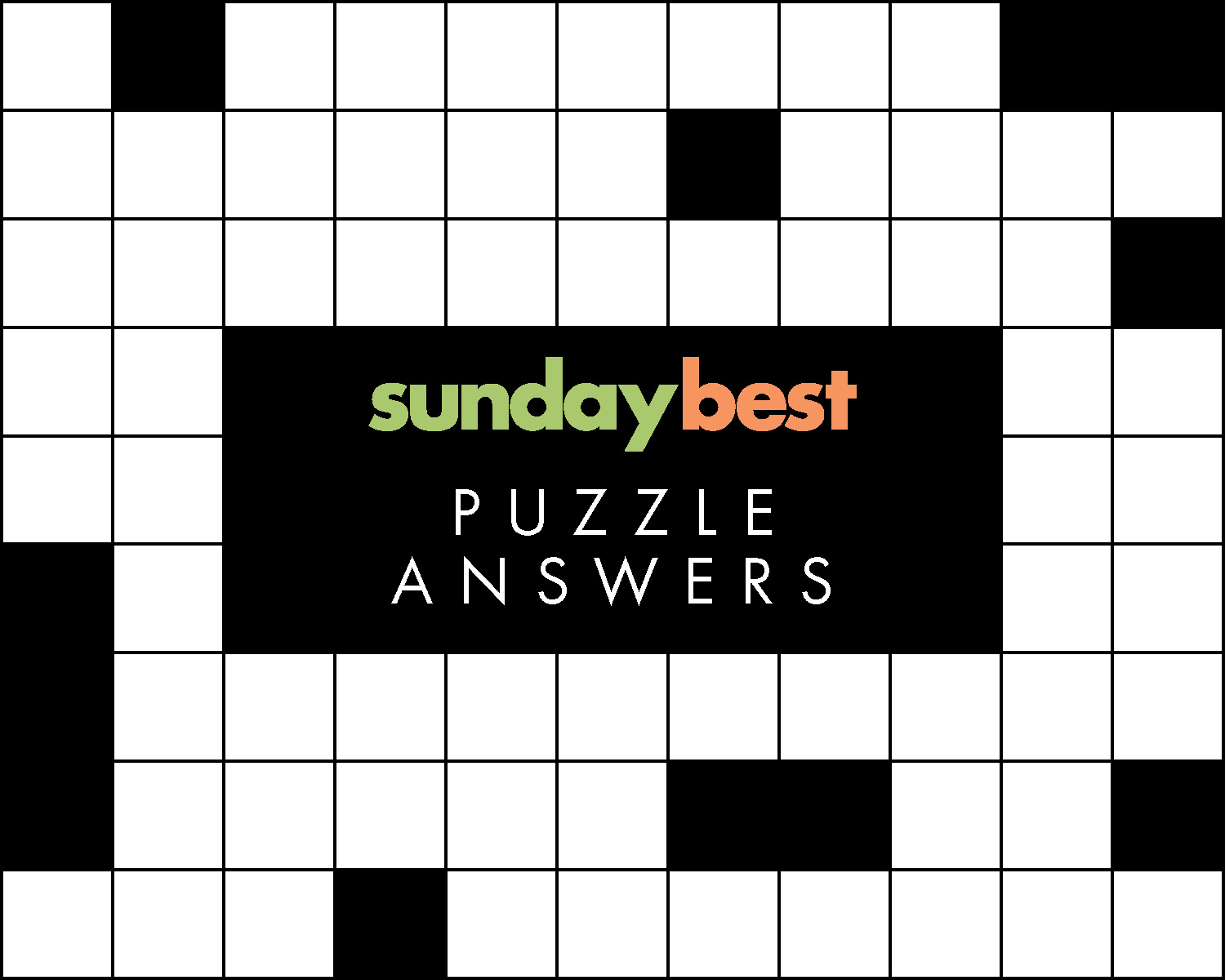 Sunday Best Crossword Answers | The Bend Magazine
