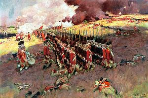 English: Battle of Bunker Hill, circa 1897, pu...