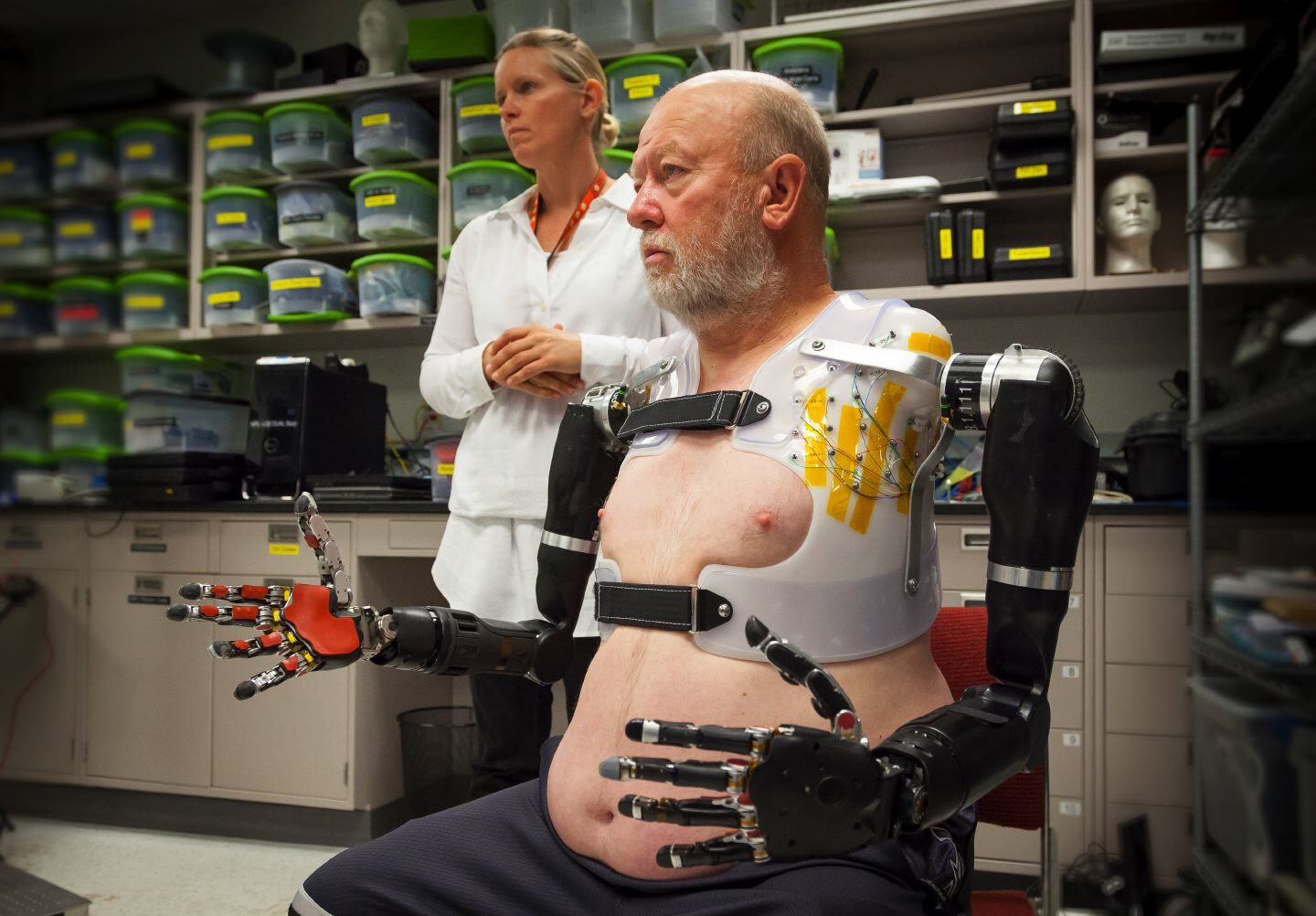 Double bionic arms, Johns Hopkins