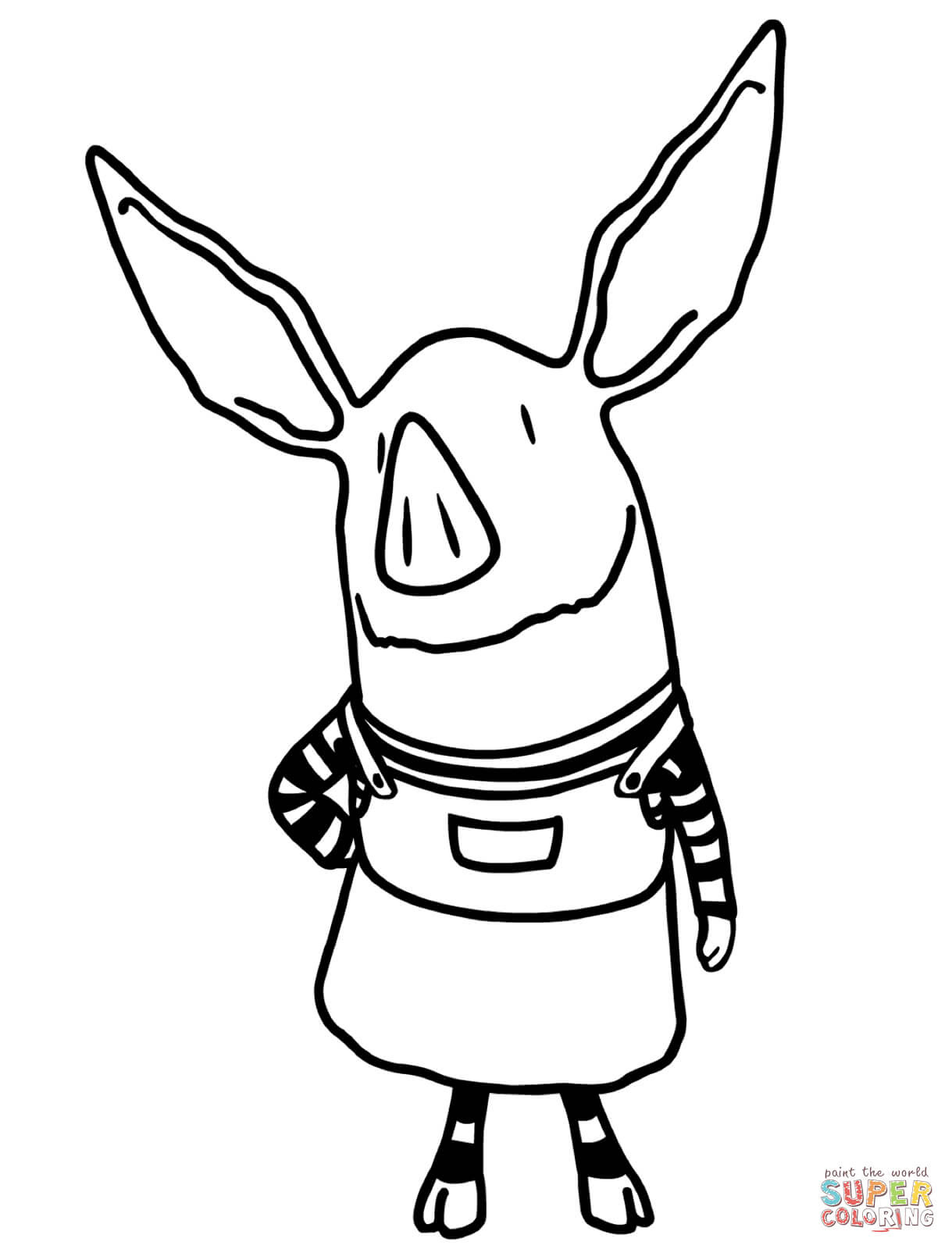the Olivia the Pig coloring pages to view printable