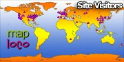 Locations of Site Visitors