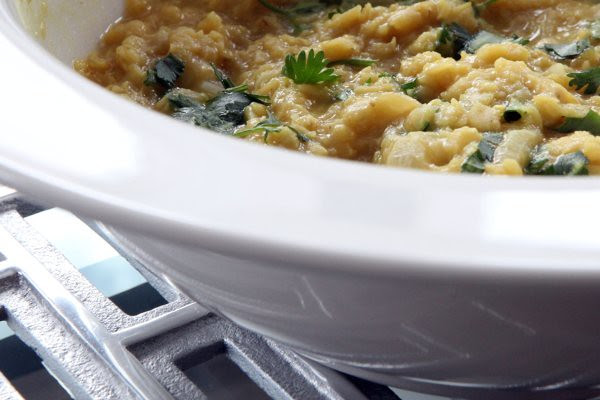 spiced red lentil dal
