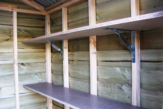 Storage Shed Shelves Plans