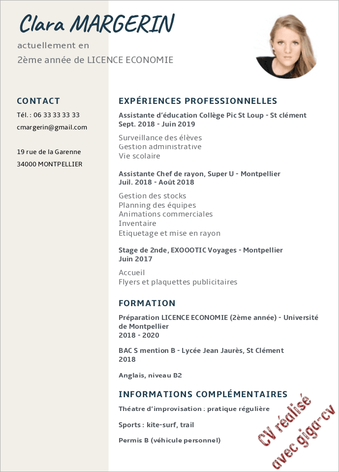 exemple de projet professionnel pour un master management   79