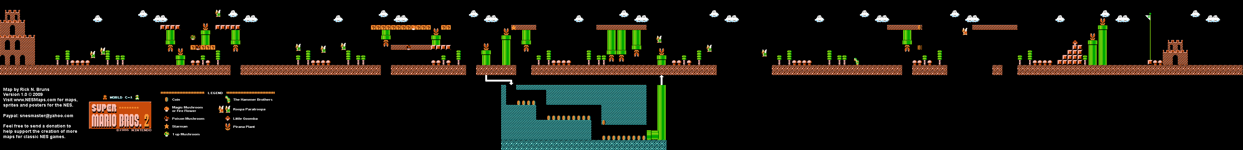 Super Mario Bros 2 Japan Maps Nes Mario Universe Com