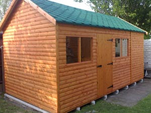 Creating a concrete post base for your shed or summer house