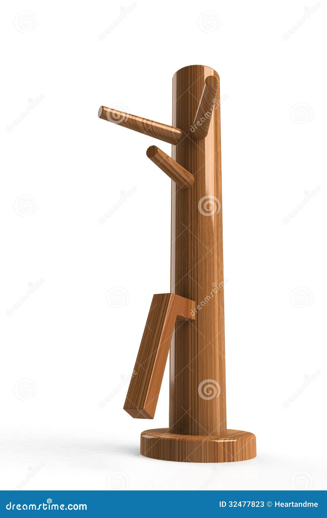 Wing Chun Wooden Dummy Stock Photos - Image: 32477823