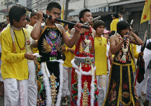 want I had to a greater extent than fourth dimension to run into all the dissimilar events Bangkok Map; Vegetarian Festival Procession Photos