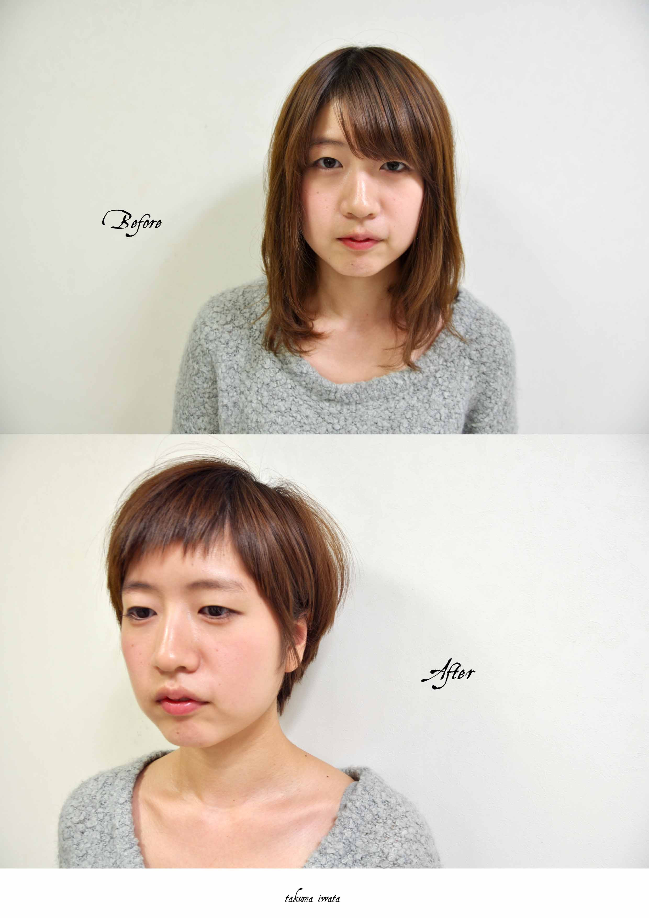 あなたの分け目は右 左 つむじの渦の方向で流し易さが決まります ショートカットとくせ毛が得意なくせもの美容師のブログショートカットとくせ毛が得意なくせもの美容師のブログ