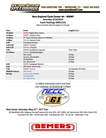 NWMT_Schedule_5-13-16-2 NEW