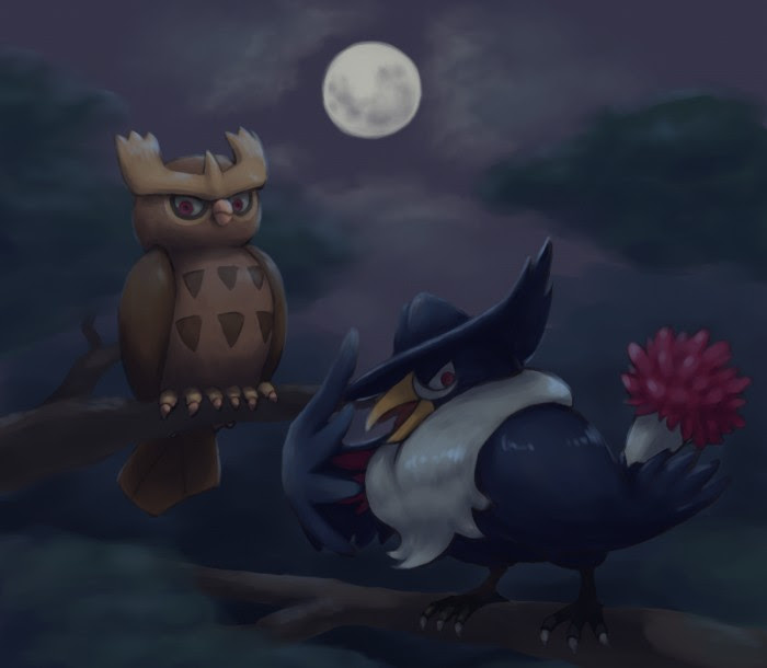 ドンカラスとヨルノズク