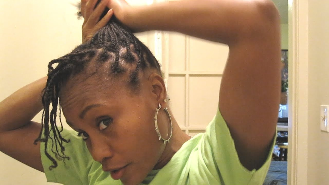 My Mini Braids (Protective Hairstyle) - YouTube