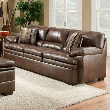 Buy Now Simmons Upholstery Editor Bonded Leather Sofa - Brown Before
Too Late