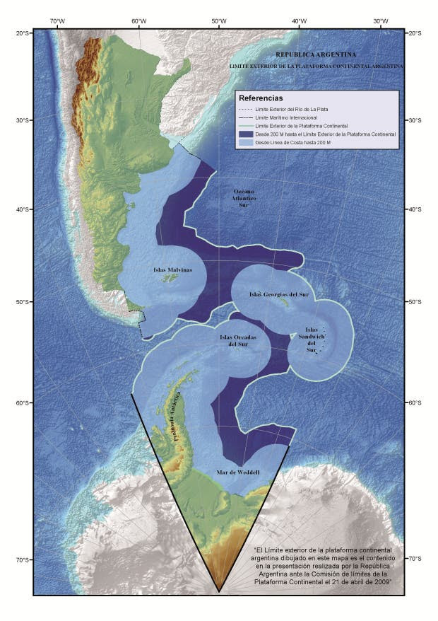 El nuevo mapa de Argentina