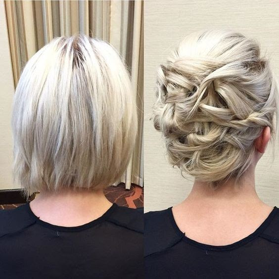20 Gorgeous Prom Hairstyle Designs for Short Hair: Prom 