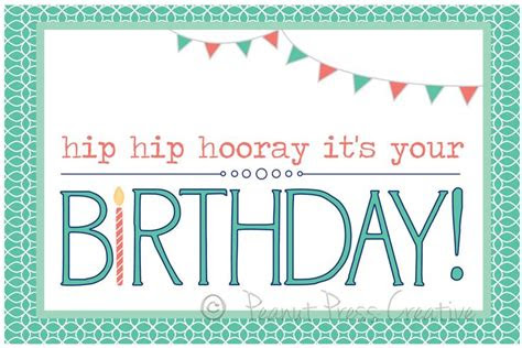  10 best happy birthday printables images on pinterest birthdays