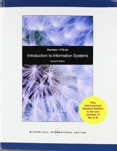 , by O Brien James A Introduction to Information Systems (16th)From He Ise Overruns