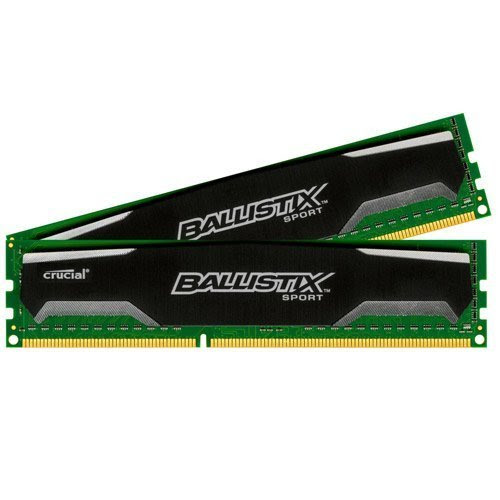Crucial Ballistix Sport 8GB DDR3 1600 Memory  Fast and Cheap RAM for PC Build 