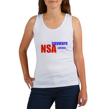 NSA Spyware Sold Here Women's Tank Top