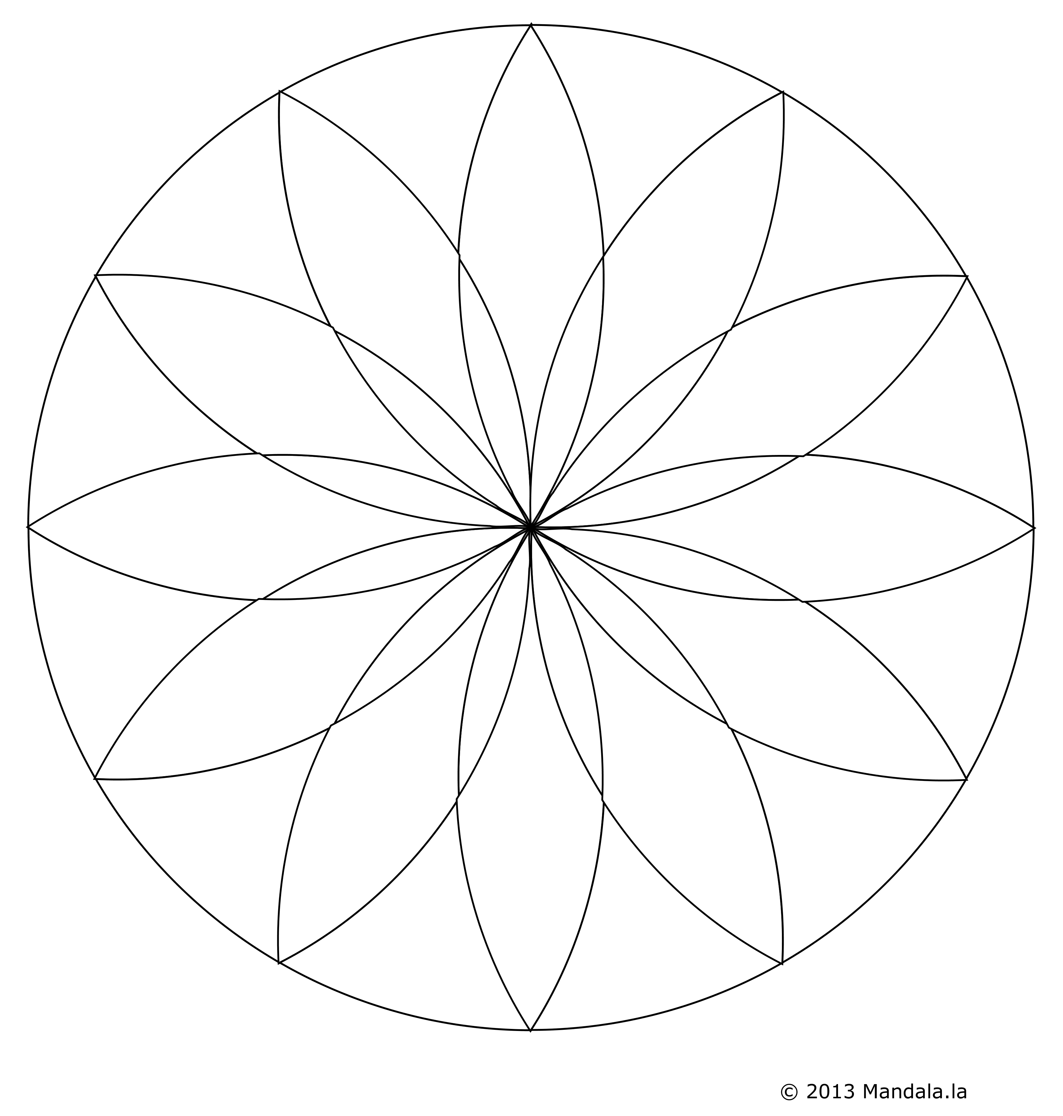 Coloriage Rosace