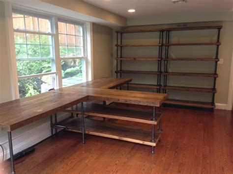 rustic computer desk plans
