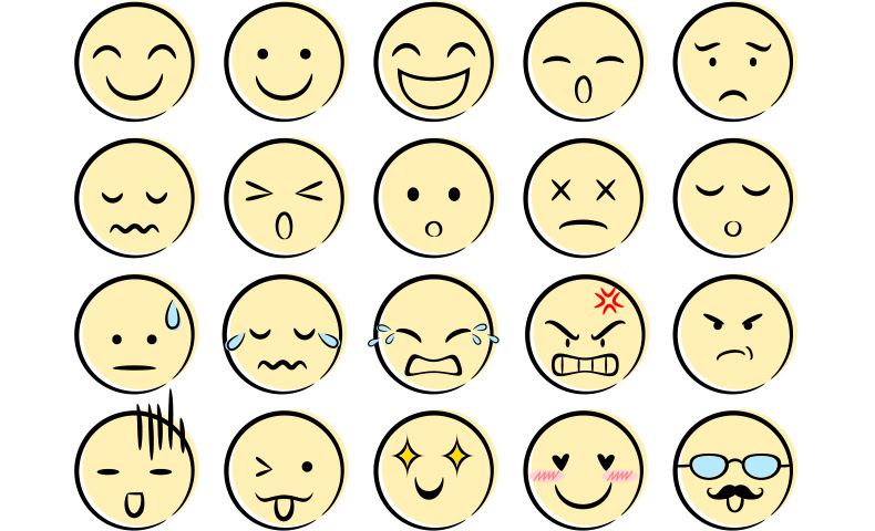 顔文字 をテーマにした無料イラスト素材10選 商用利用可 Acworks Blog