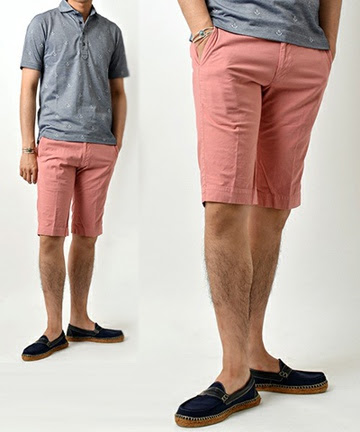 喜ばれる誕生日プレゼント Panama ショートパンツ バミューダパンツ ショーツ ピンク メンズ ズボン パンツ
