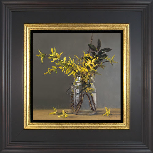 Forsythia - framed