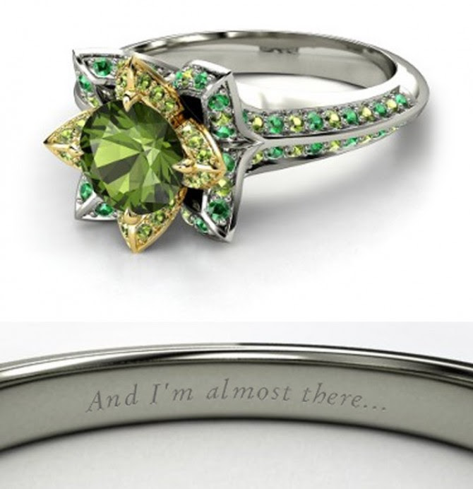 Disney inspired wedding rings