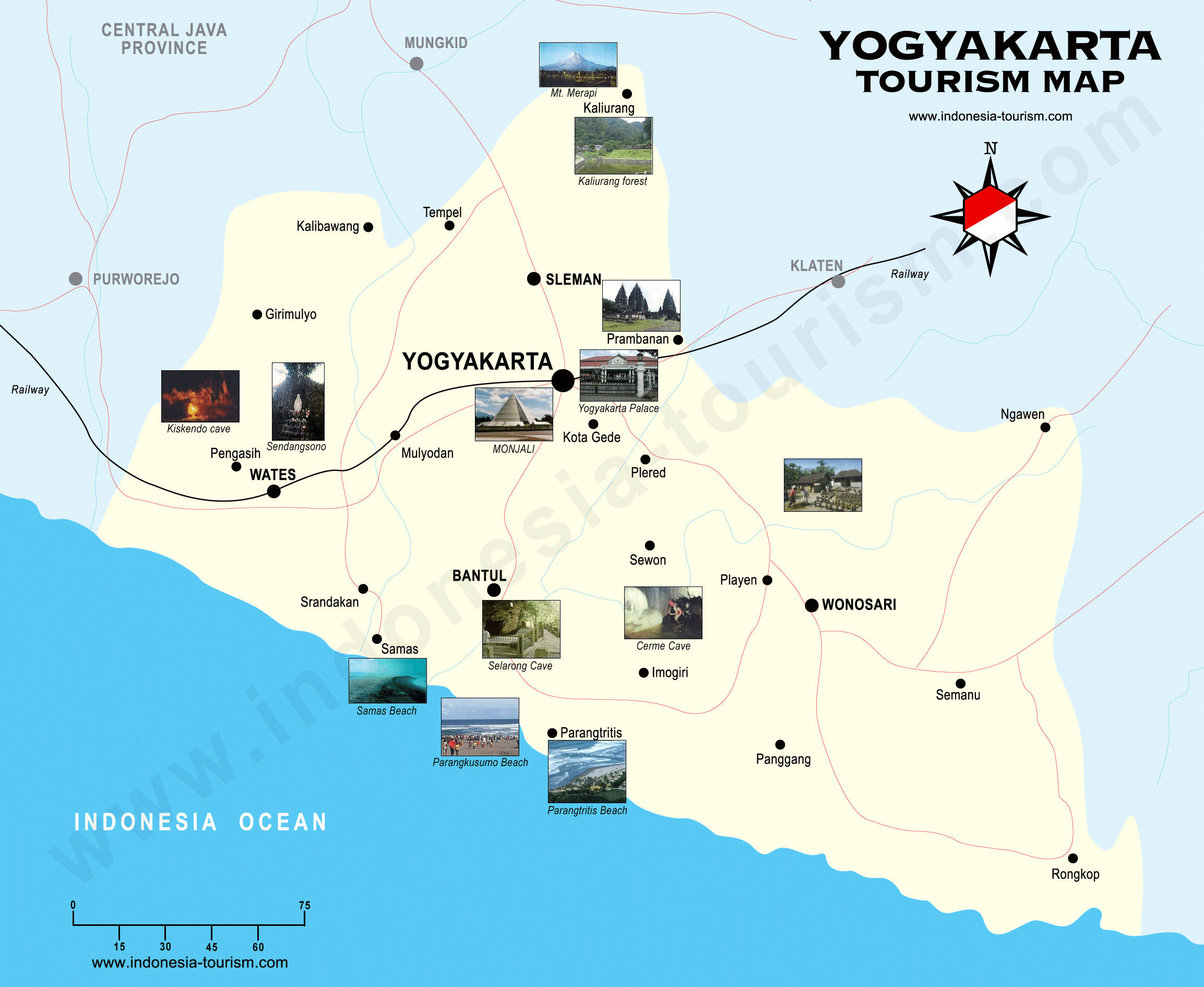 Peta Wisata di Yogyakarta  Likedolan