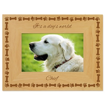 dog picture frames personalized
