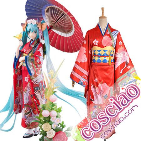 初音ミク 花色衣 コスプレ衣装 着物 通販 カレイ 女性 コスチューム服 格安