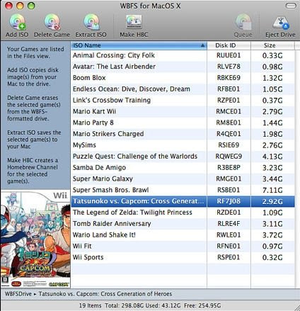 Descargar WBFS 1.2 Mac - Gratis