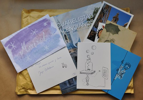 Exchange of sketchbooks 2013