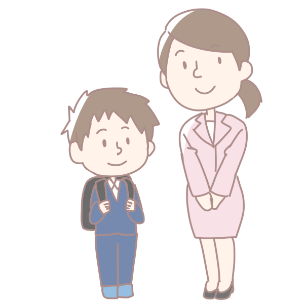お母さんと男の子のイラスト かわいいフリー素材が無料のイラストレイン
