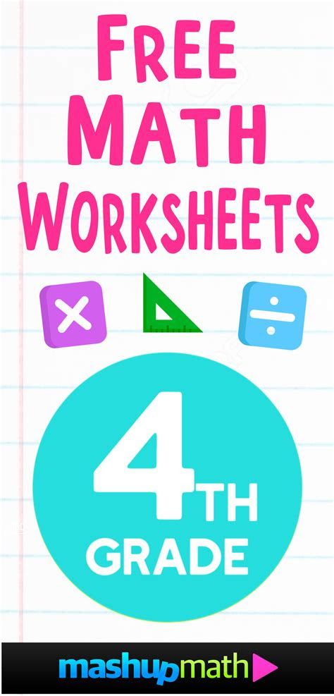  free printable 4th grade math worksheets pdf 4th grade math